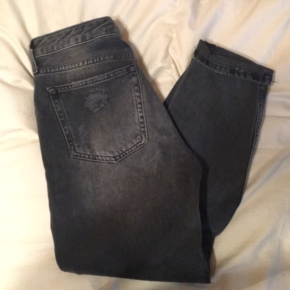 Topshop MOTO Wash Ripped Hayden Jeans - Picture 3 of 4